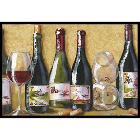 Jensendistributionservices Wine Du Vin by Malenda Trick Indoor or Outdoor Mat, 24 x 36 MI2557638